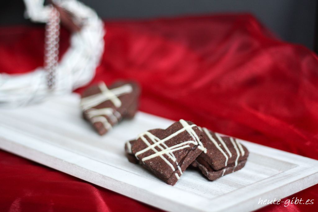 Schokoladen-Herzen – Kekse zum Valentinstag