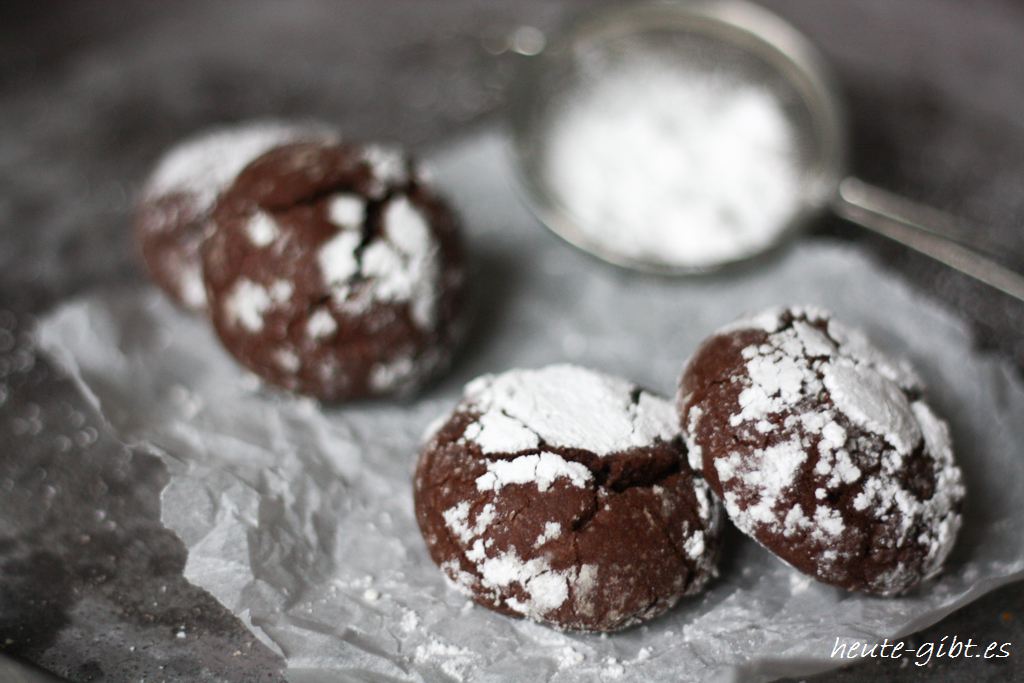 Chocolate Crinkles – Kekse mit weichem Kern