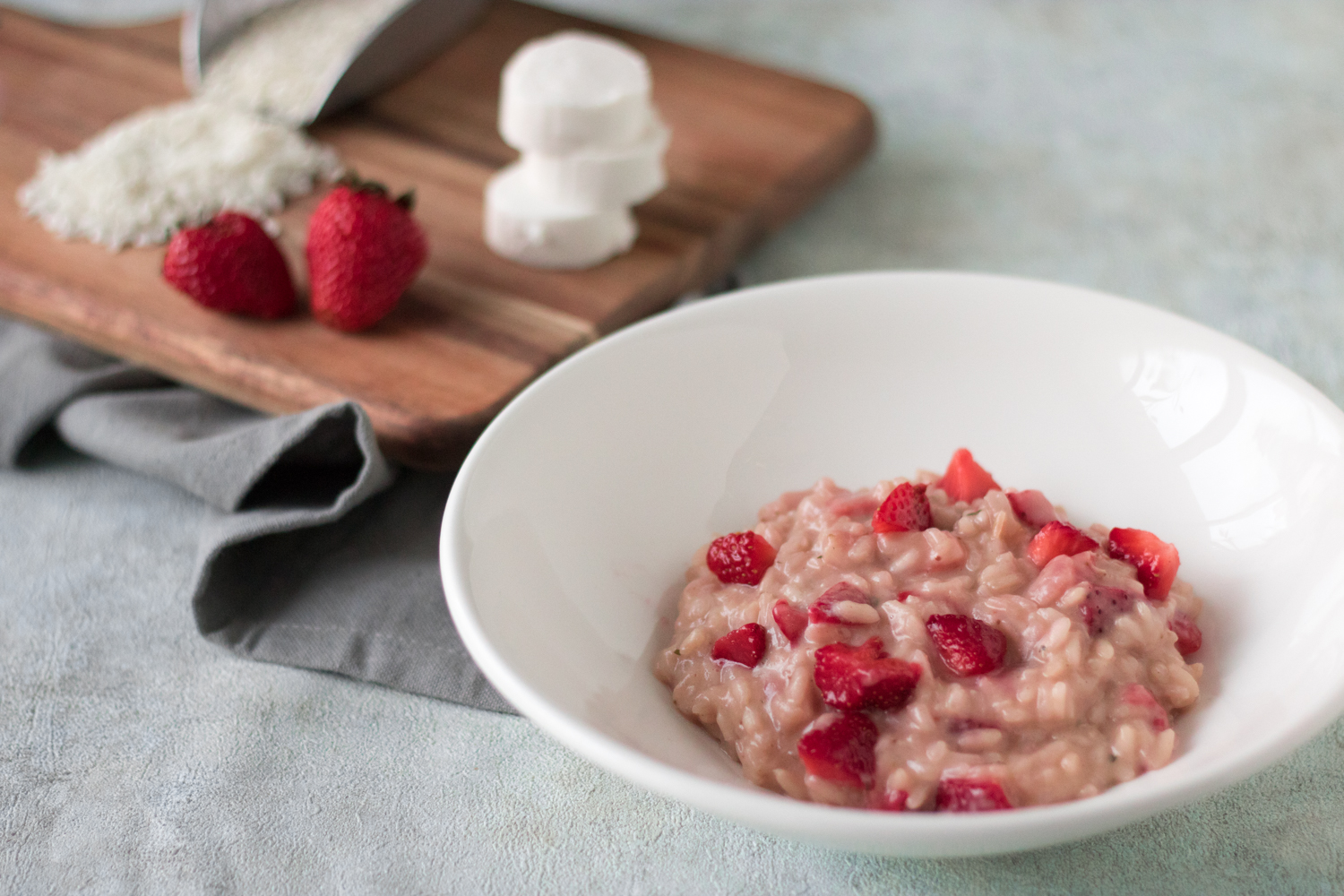 Erdbeerrisotto – risotto alle fragole