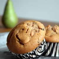 leckere Birnen-Schoko-Muffins