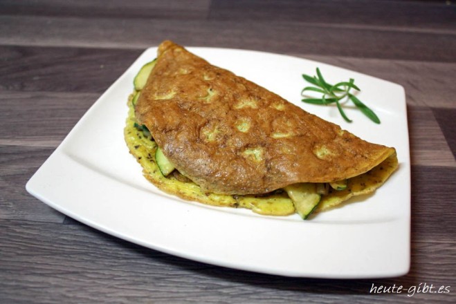 leckeres Zucchini-Omelette