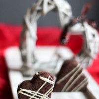 Schokoladen-Herzen - Kekse zum Valentinstag