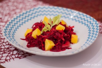 Rote-Bete-Salat mit Mango
