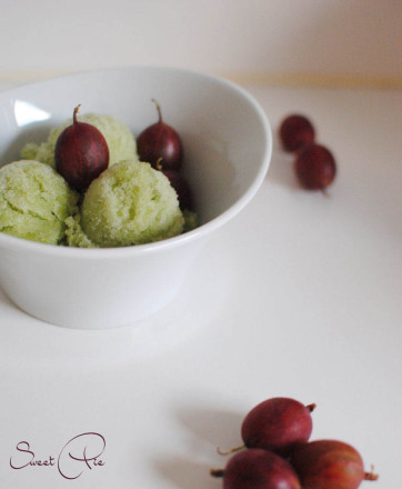 Sorbet mit Matcha