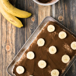 Bananen-Tiramisù, Alternative ohne Kaffee zum italienischen Dessertklassiker mit Schokolade und Banane