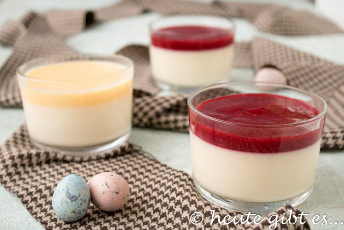 Eierlikör-Panna-Cotta: Variante zu Ostern des Dessertklassikers