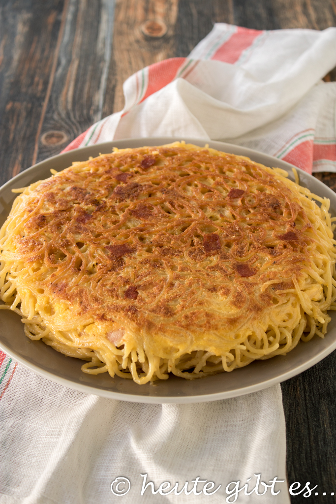 Frittata Di Spaghetti Eine Leckere Resteverwertung Fur Nudeln