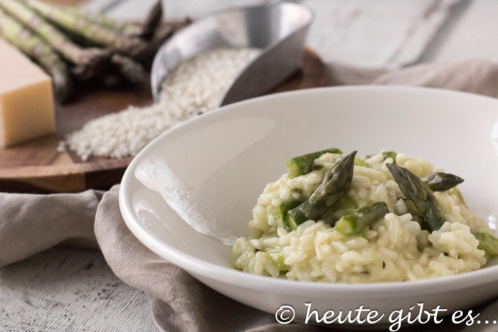 Risotto mit grünem Spargel, italienischer Klassiker