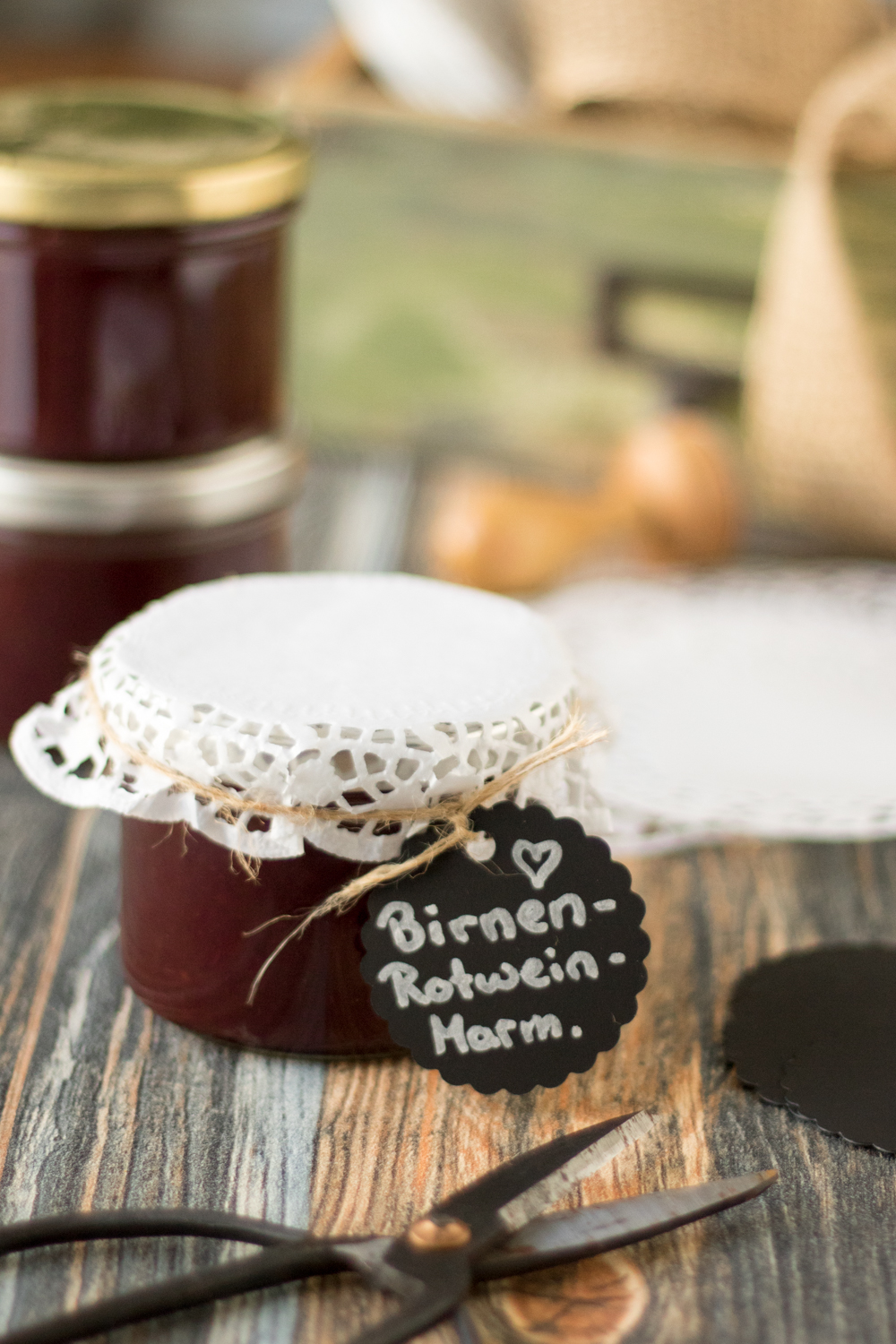 Birnen-Rotwein-Marmelade – ein leckeres Geschenk aus der Küche