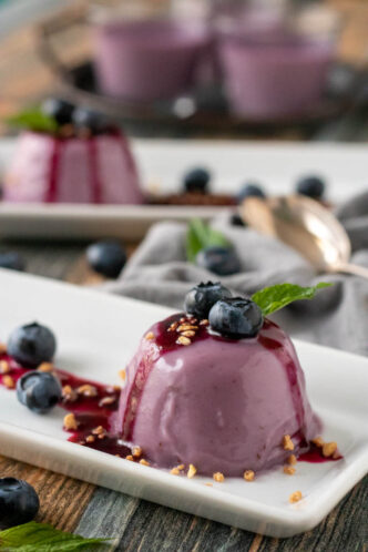 Heidelbeer Panna Cotta